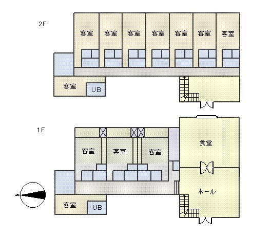 賀茂郡河津町見高の店舗の間取り
