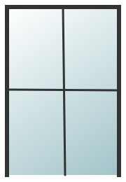 城見町　駐車場の間取り|縦列4台　一括貸し