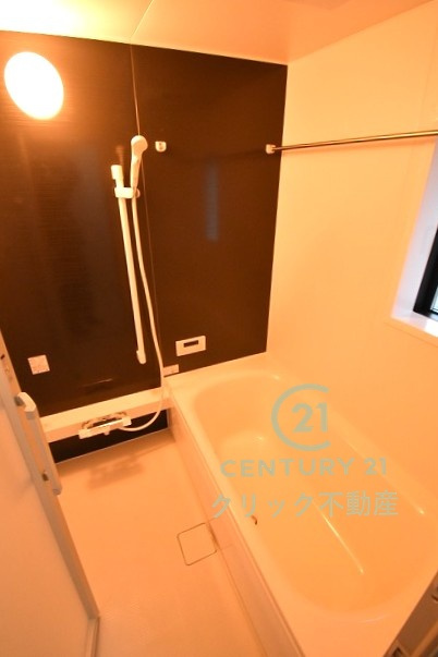 Cradlegarden　 水戸市河和田町　第3　22の浴室|ゆったりした1坪タイプシステムバスです。追い焚き機能付きで生活時間の違うご家族にもとても便利です！