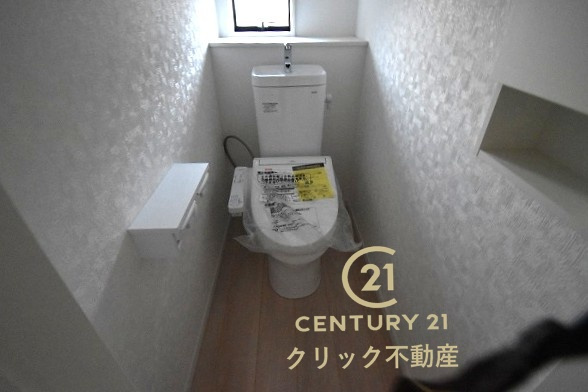 Cradlegarden　 水戸市河和田町　第3　22のトイレ|１階と２階、２ヶ所に清潔なトイレ。
毎日使う空間と機能だから、いつまでも清潔なスペースであってほしいのがトイレです。