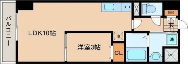 LUANA・AIR・RESIDENCE錦町の間取り