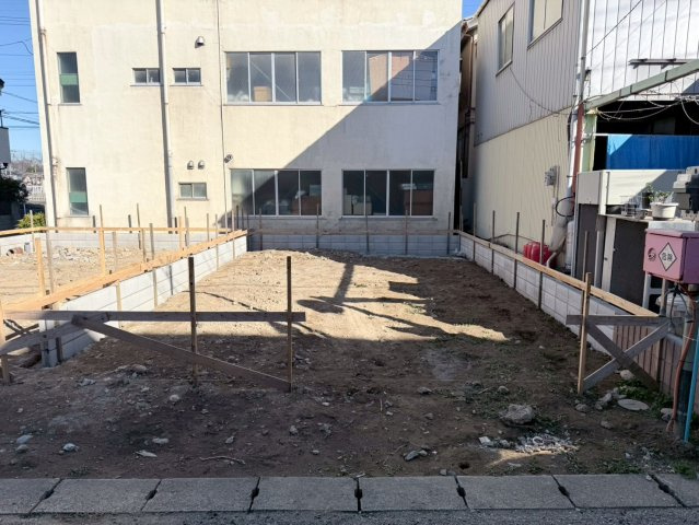 川口市上青木6丁目Ⅰ期　新築一戸建て　２号棟の外観|現地です