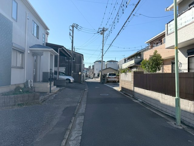 川口市上青木6丁目Ⅰ期　新築一戸建て　２号棟の前面道路含む現地写真|前面道路含む現地写真です