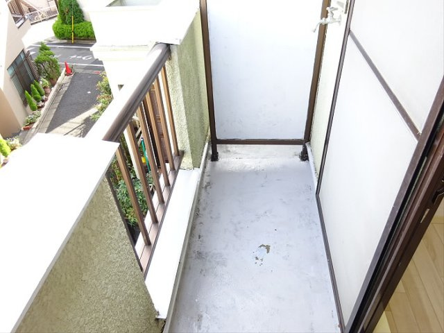 マメゾン羽根木のバルコニー