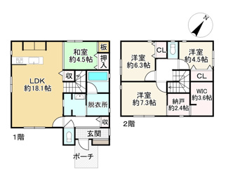 【間取り】 | 近江八幡市十王町　中古戸建