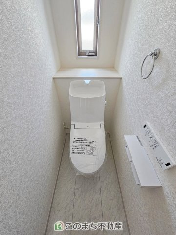 いろどりアイタウン栃木市大宮町22-P1　のトイレ|１階・２階共にウォシュレット機能付き節水型トイレ！！