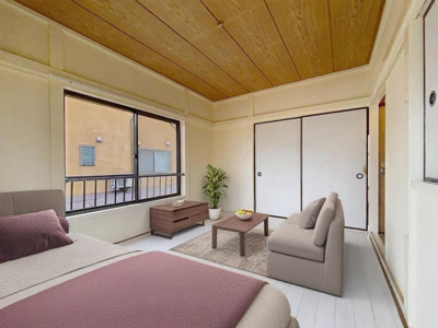 【内装】 | 東有馬5丁目戸建 | バーチャル家具を配置したお部屋の写真です。