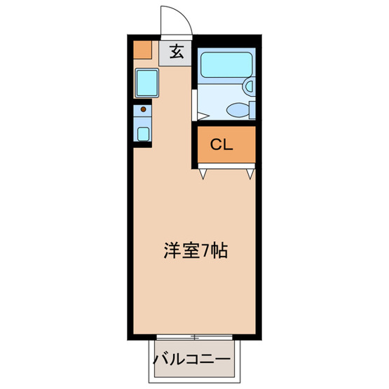 【間取り】 | コーポ里美Ⅲ