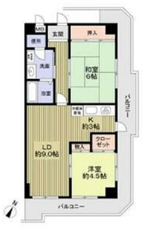 【間取り】 | メゾンＩＹＡＳＡＫＡ | 間取り