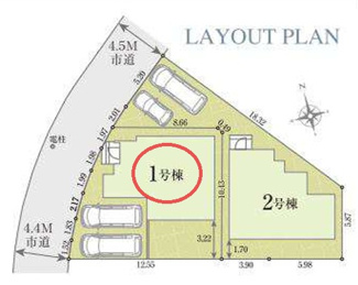  | リナージュ野洲市近江富士３丁目０１期 | 区画図
