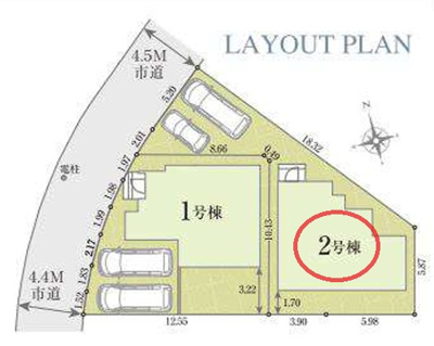  | リナージュ野洲市近江富士３丁目０１期 | 区画図