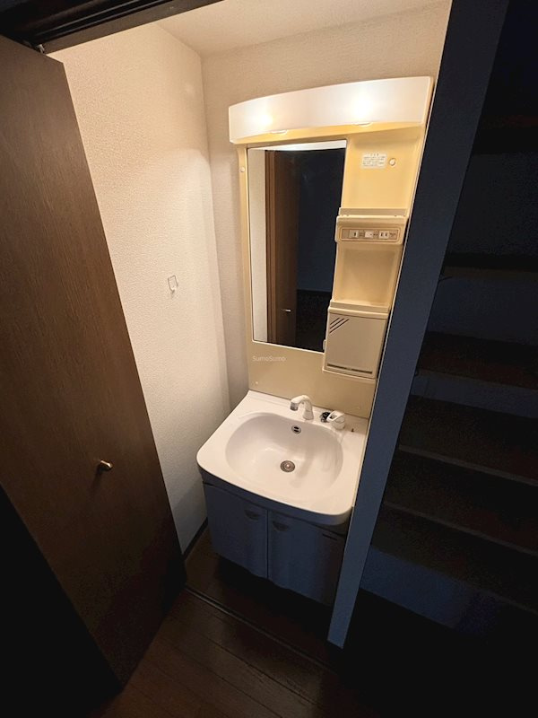 大阪市中央区博労町４丁目の賃貸マンションの洗面所