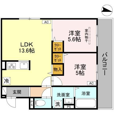 TORISIA殿城の間取り