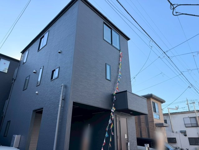 川口市上青木西11期　新築一戸建て　2号棟の外観|おしゃれな外観です