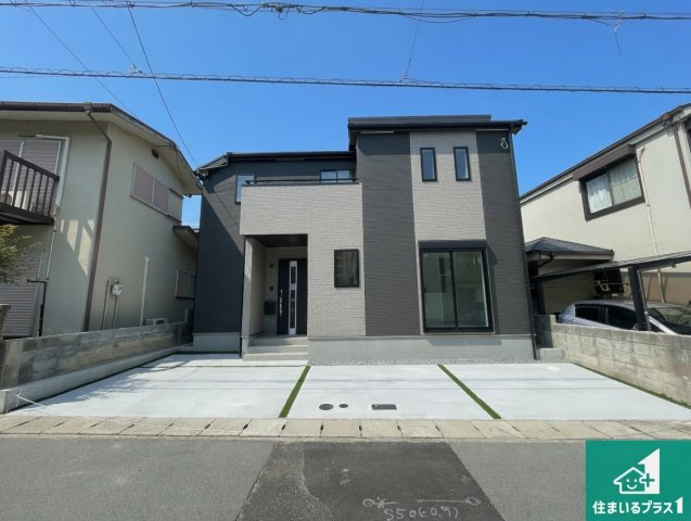 神戸市西区枝吉　新築一戸建ての外観|お客様に長く安心して住んでいだだける事にこだわった家づくり！住んでからのアフターサービスにもしっかりと取り組んでいます！