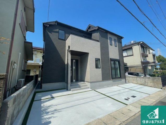 神戸市西区枝吉　新築一戸建ての外観|お客様に長く安心して住んでいだだける事にこだわった家づくり！住んでからのアフターサービスにもしっかりと取り組んでいます！