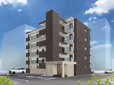 【外観パース】 | ミモザヒルズ岡山医大南