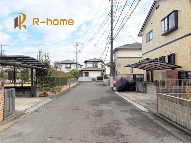 龍ケ崎市平台6期　新築戸建て　1号棟の前面道路含む現地写真|堂々！建物完成♪実際のお部屋をご見学可能です♪
ご見学が一番の資料！お気軽にお問い合わせ下さい♪