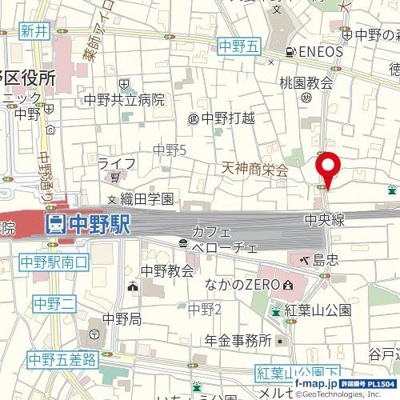 【地図】 | ワクラス中野