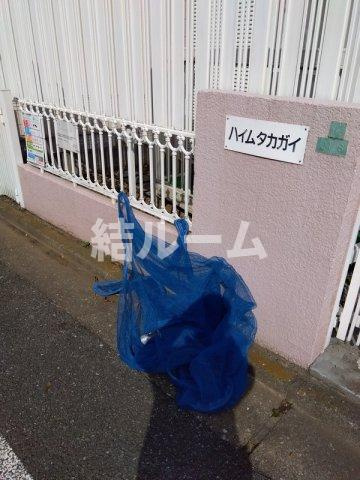 練馬区平和台２丁目のアパートのエントランス