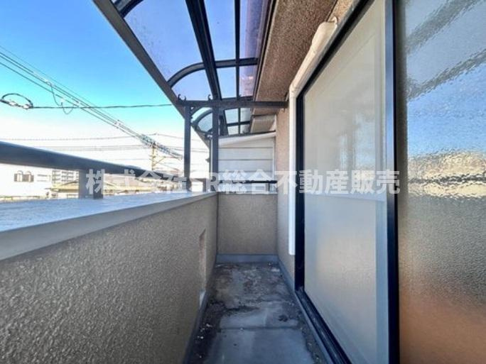 若江北町1丁目中古戸建のバルコニー|陽当たり良好のバルコニーで洗濯物が乾きやすいです！