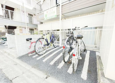 【その他共用部分】 | 蕨プラザ | 駐輪場です。