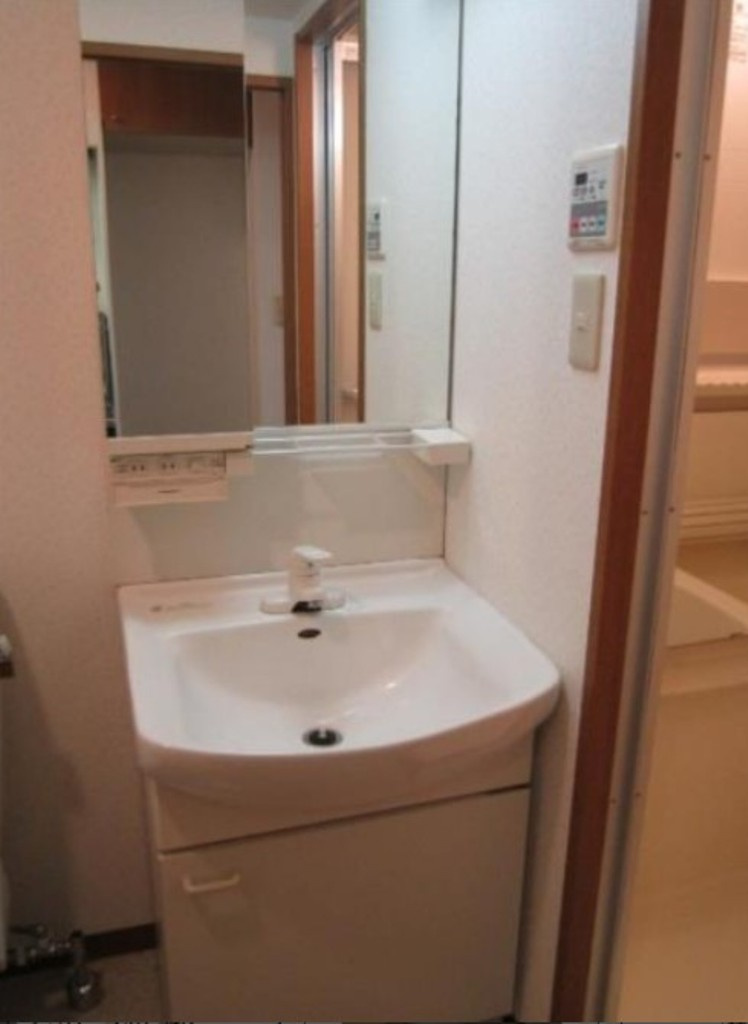 グリフィン新横浜・アリーナ前※初期費用分割あと払いサービス利用可能物件の洗面所