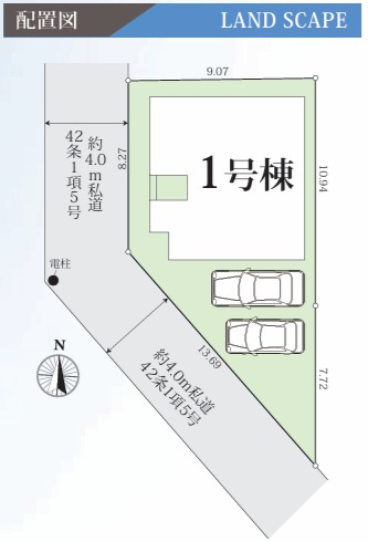グラファーレ船橋市大穴北４丁目２７期の区画図