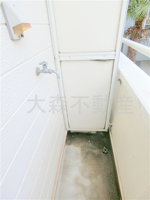 大森北賃貸アパートのバルコニー