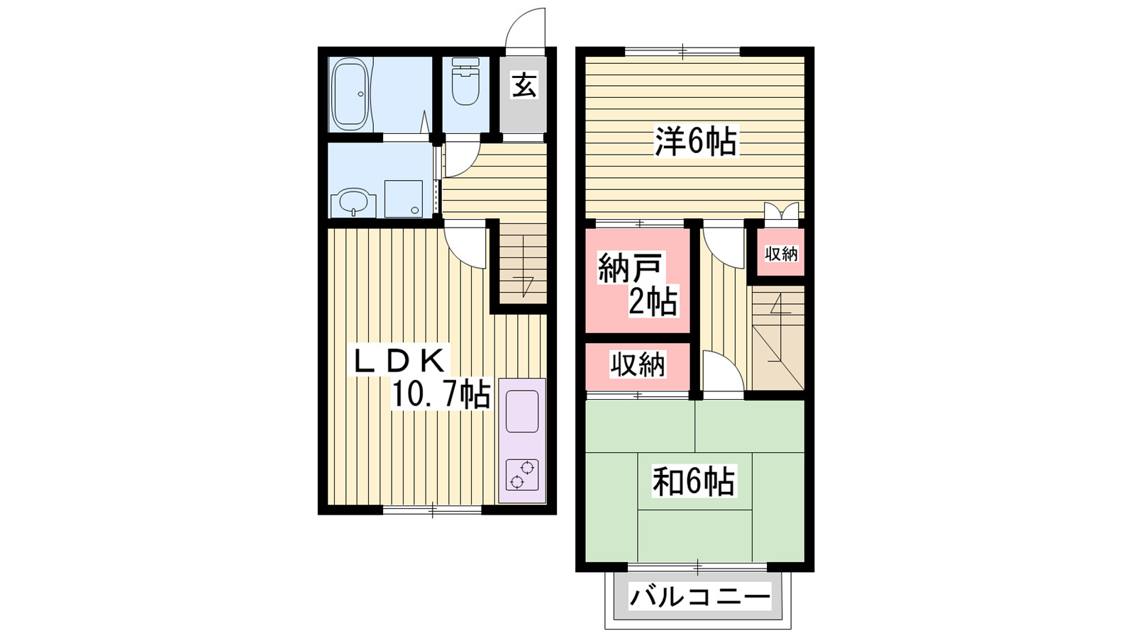 フレンドめがの間取り