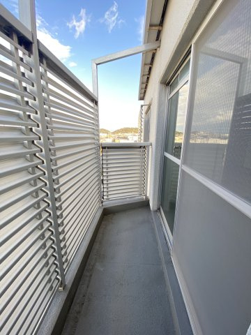 マンション財のバルコニー