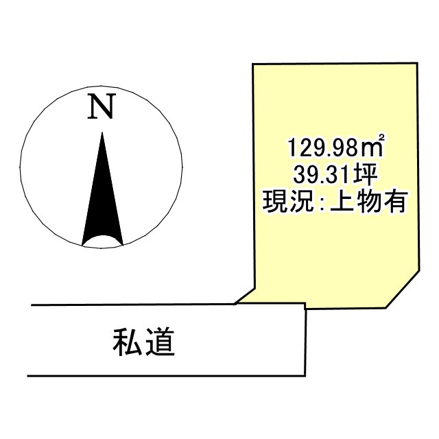 西条市小松町新屋敷甲333-5　売土地の土地図