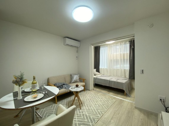 KEIAIRESIDENCE北上尾Ⅲの居間・リビング|同施工参考写真となります　