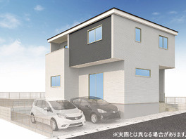 【仲介手数料無料】KIP狭山市狭山台１期全１棟狭山市の新築住宅は西武ハウジングの外観パース