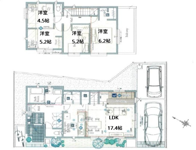 【間取り】 | 富士見市水子 | 4LDK