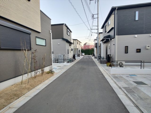 【前面道路含む現地写真】 | 富士見市水子 | 都市ガス・本下水