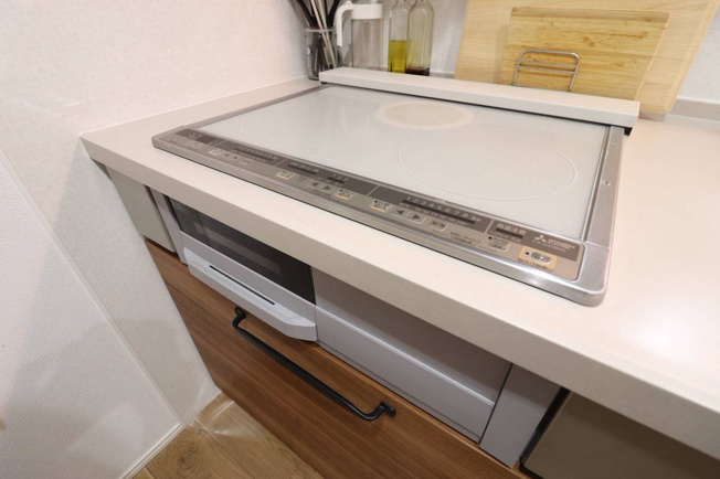 【キッチン】 | 平野区平野本町4丁目 | お掃除楽々、IHクッキングヒーターです☆