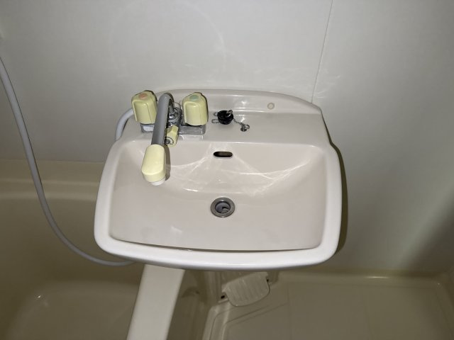 ヴィラ・ソレイユの洗面所