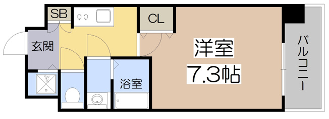 【間取り】 | スプランディッド天王寺Ⅲ | 間取り