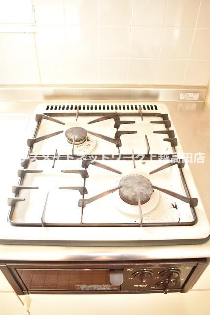 ツインハイツの設備|コンロ２口