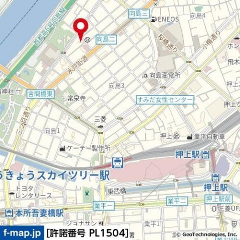 レクシオ向島の地図