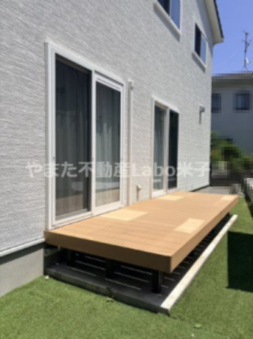 米子市河岡中古戸建の庭
