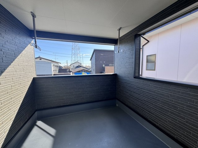 新築戸建・新築建売　いわき市佐糠町第8　植田小・植田中のバルコニー