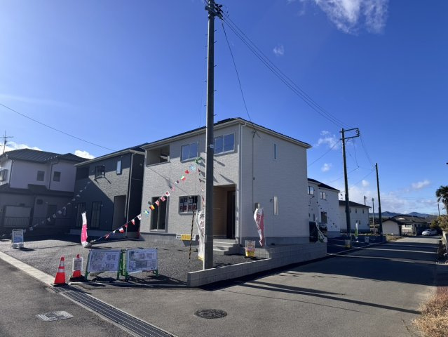 新築戸建・新築建売　いわき市佐糠町第8　植田小・植田中の前面道路含む現地写真
