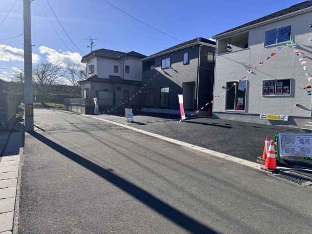 新築戸建・新築建売　いわき市佐糠町第8　植田小・植田中の前面道路含む現地写真