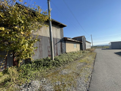 【外観】 | 寒河江市西根長面　倉庫・作業場