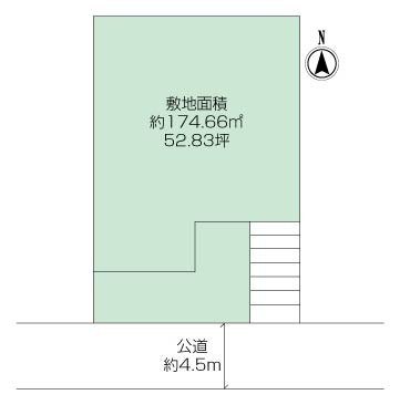 大矢部四丁目建築条件付き売地の画像