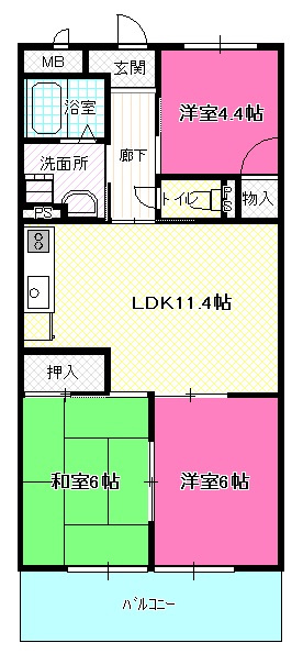 メゾンルミエールの間取り