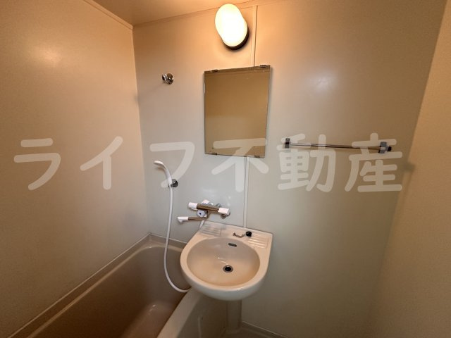 玉造クローバーハイツ　仲介手数料無料の洗面所|洗面所です
