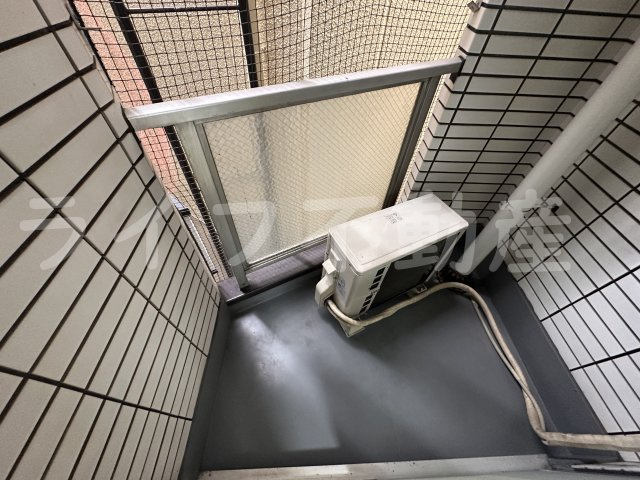 玉造クローバーハイツ　仲介手数料無料のバルコニー|広々としたバルコニーです